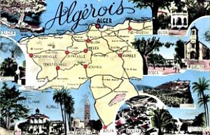 Alger - carte de l algerois